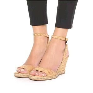 Tory Burch Marion Cork Wedge Sandals